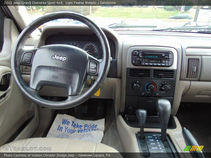 Light Pewter Metallic / Sandstone 2002 Jeep Grand Cherokee Sport 4x4