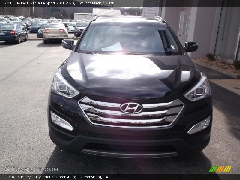 Twilight Black / Black 2015 Hyundai Santa Fe Sport 2.0T AWD
