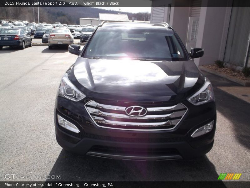 Twilight Black / Black 2015 Hyundai Santa Fe Sport 2.0T AWD