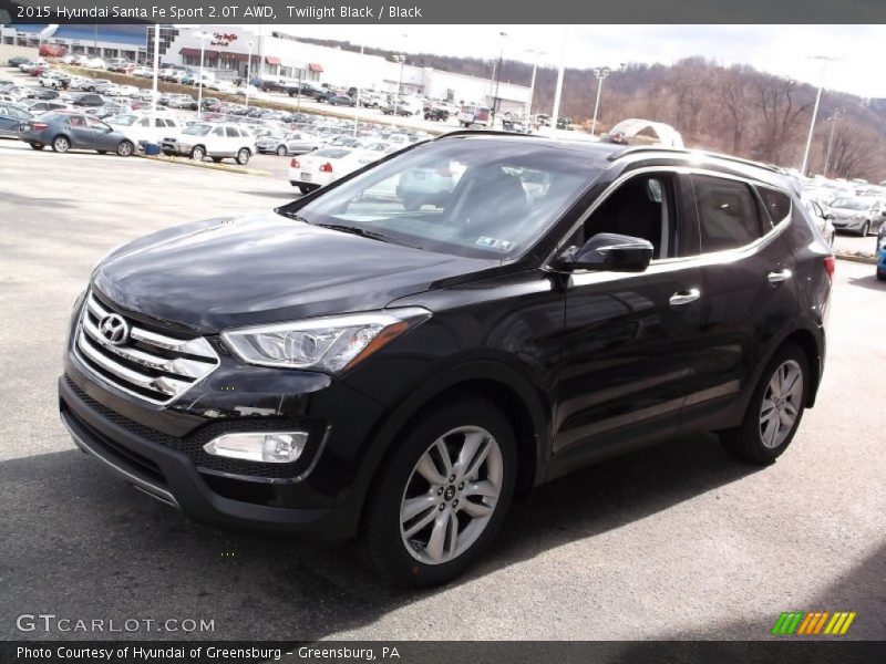 Twilight Black / Black 2015 Hyundai Santa Fe Sport 2.0T AWD