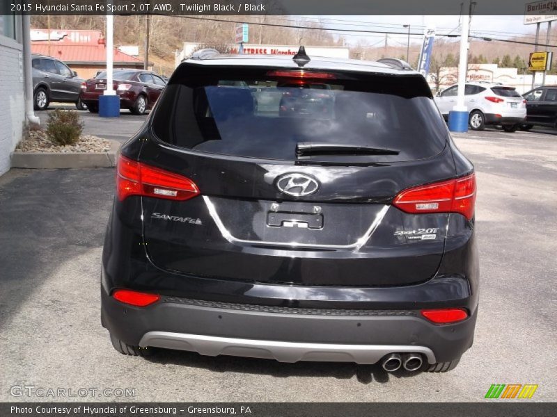 Twilight Black / Black 2015 Hyundai Santa Fe Sport 2.0T AWD