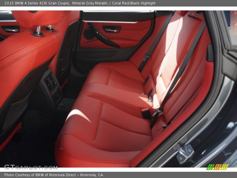 Rear Seat of 2015 4 Series 428i Gran Coupe