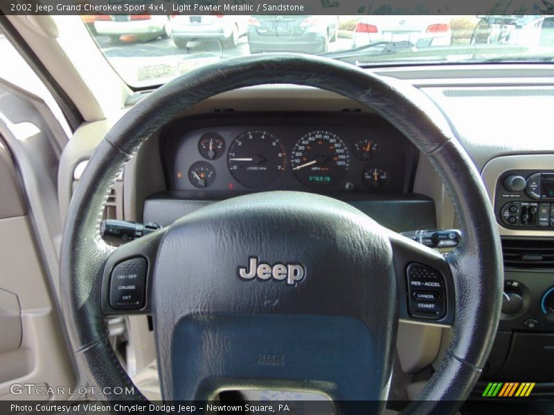  2002 Grand Cherokee Sport 4x4 Steering Wheel