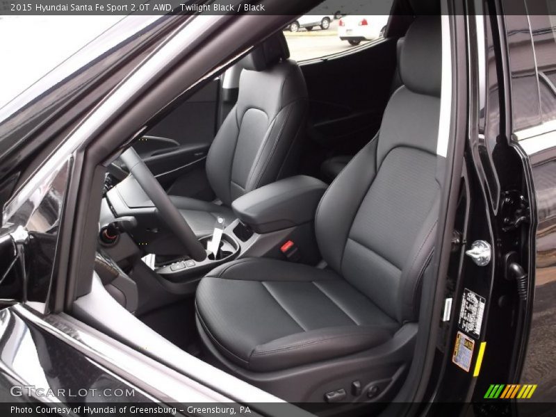 Front Seat of 2015 Santa Fe Sport 2.0T AWD