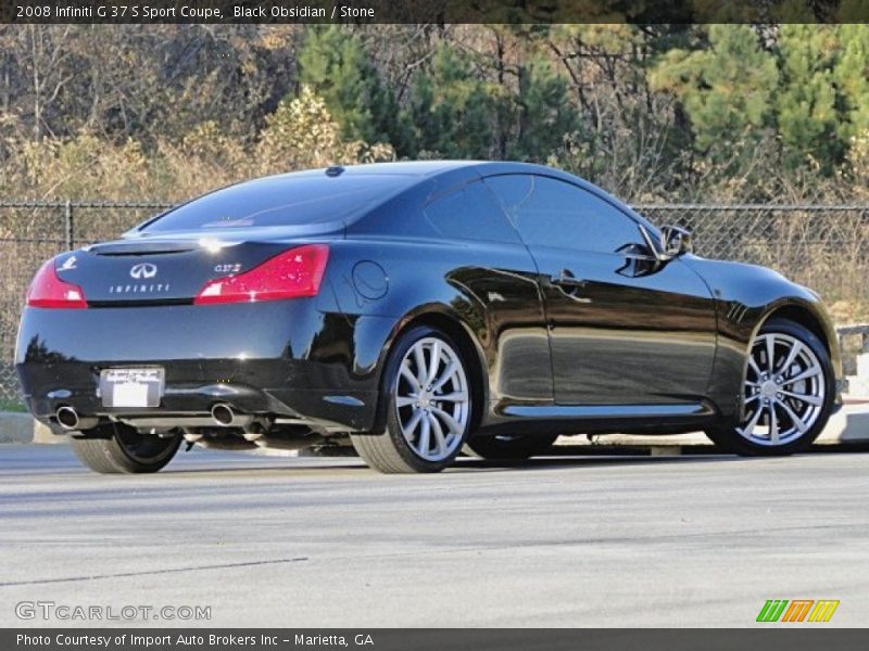 Black Obsidian / Stone 2008 Infiniti G 37 S Sport Coupe