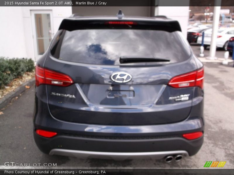 Marlin Blue / Gray 2015 Hyundai Santa Fe Sport 2.0T AWD