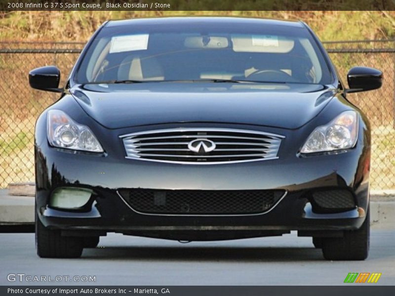 Black Obsidian / Stone 2008 Infiniti G 37 S Sport Coupe