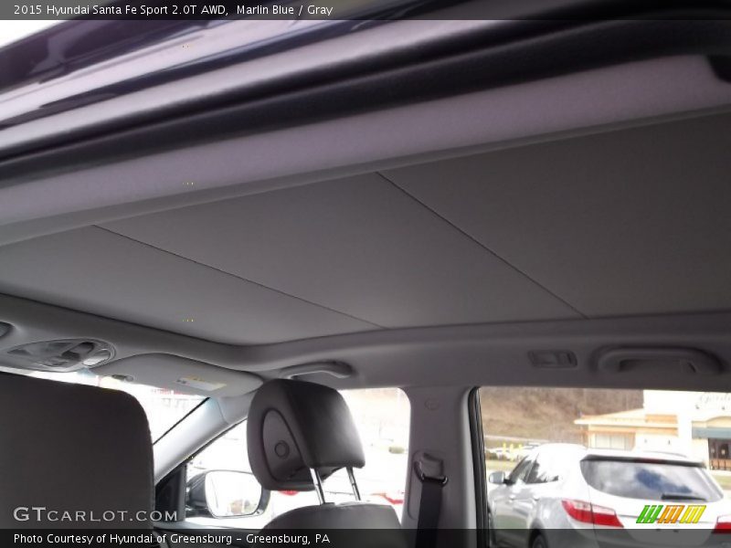 Marlin Blue / Gray 2015 Hyundai Santa Fe Sport 2.0T AWD