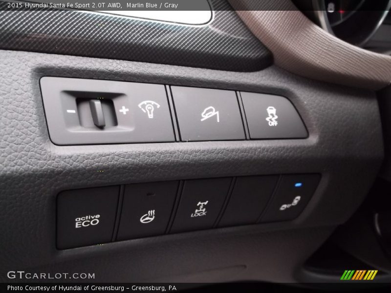 Marlin Blue / Gray 2015 Hyundai Santa Fe Sport 2.0T AWD