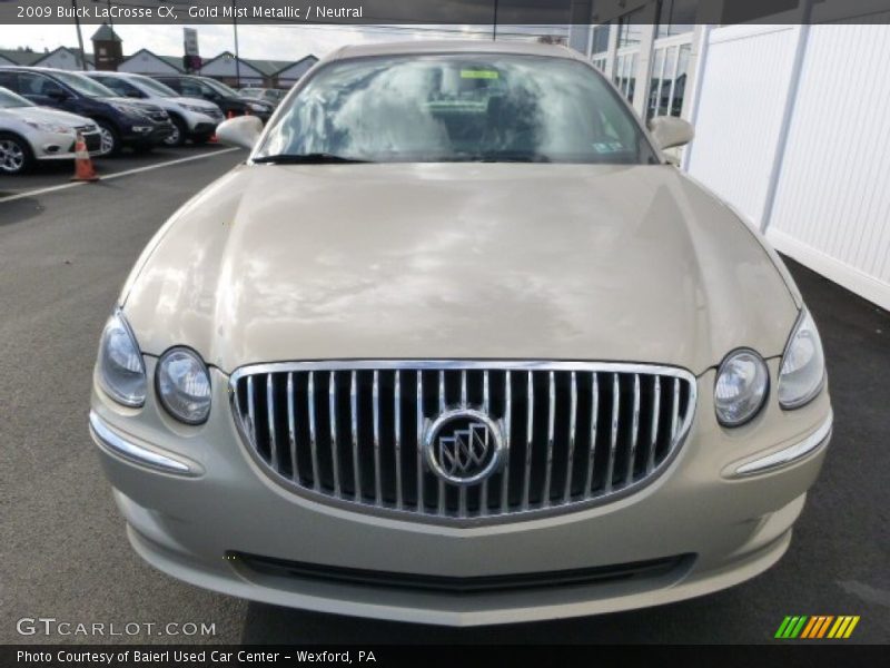 Gold Mist Metallic / Neutral 2009 Buick LaCrosse CX