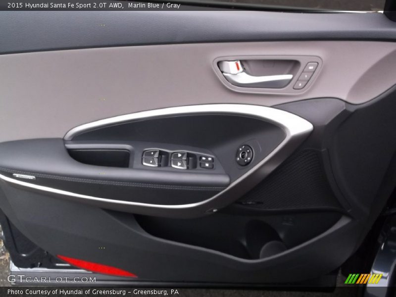 Marlin Blue / Gray 2015 Hyundai Santa Fe Sport 2.0T AWD