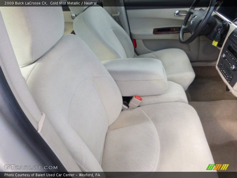 Gold Mist Metallic / Neutral 2009 Buick LaCrosse CX