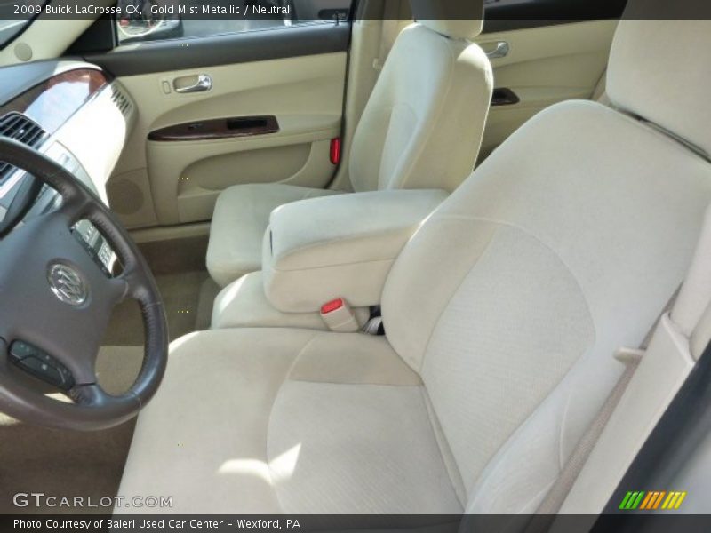 Gold Mist Metallic / Neutral 2009 Buick LaCrosse CX