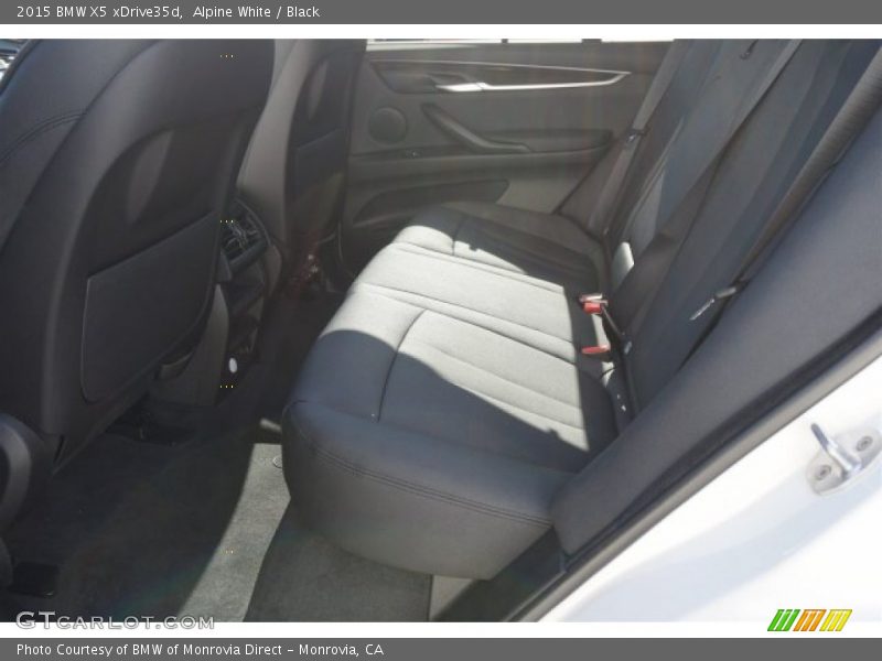 Alpine White / Black 2015 BMW X5 xDrive35d