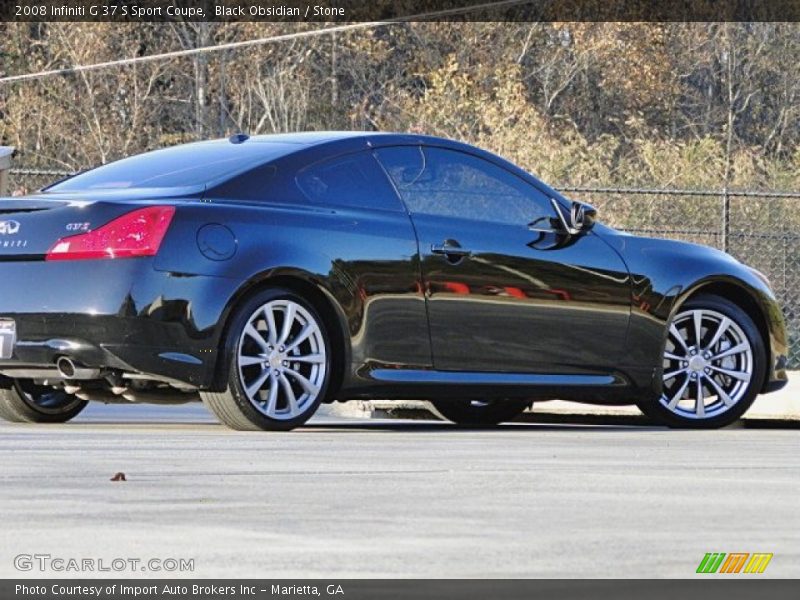 Black Obsidian / Stone 2008 Infiniti G 37 S Sport Coupe