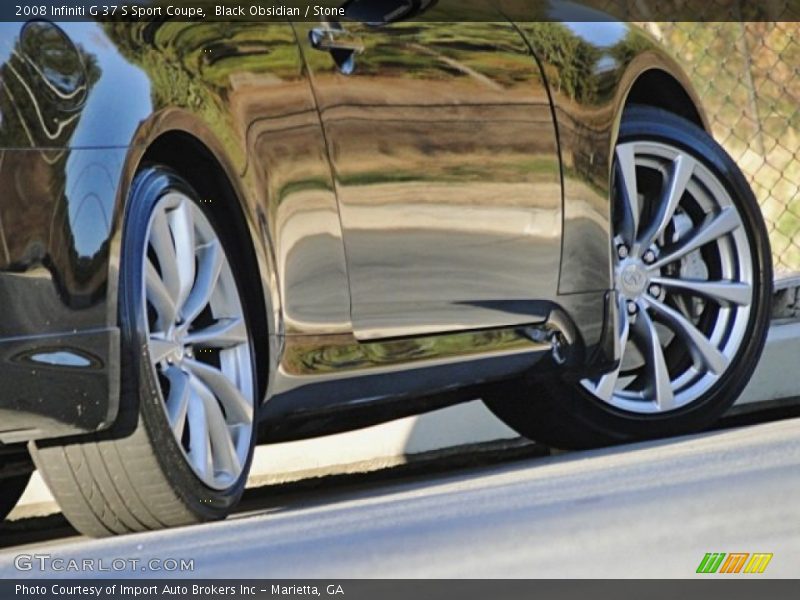 Black Obsidian / Stone 2008 Infiniti G 37 S Sport Coupe