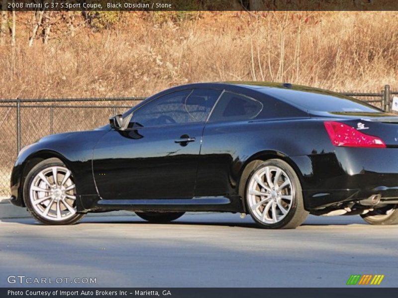 Black Obsidian / Stone 2008 Infiniti G 37 S Sport Coupe