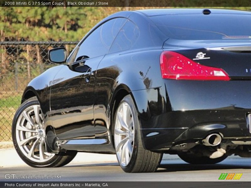 Black Obsidian / Stone 2008 Infiniti G 37 S Sport Coupe