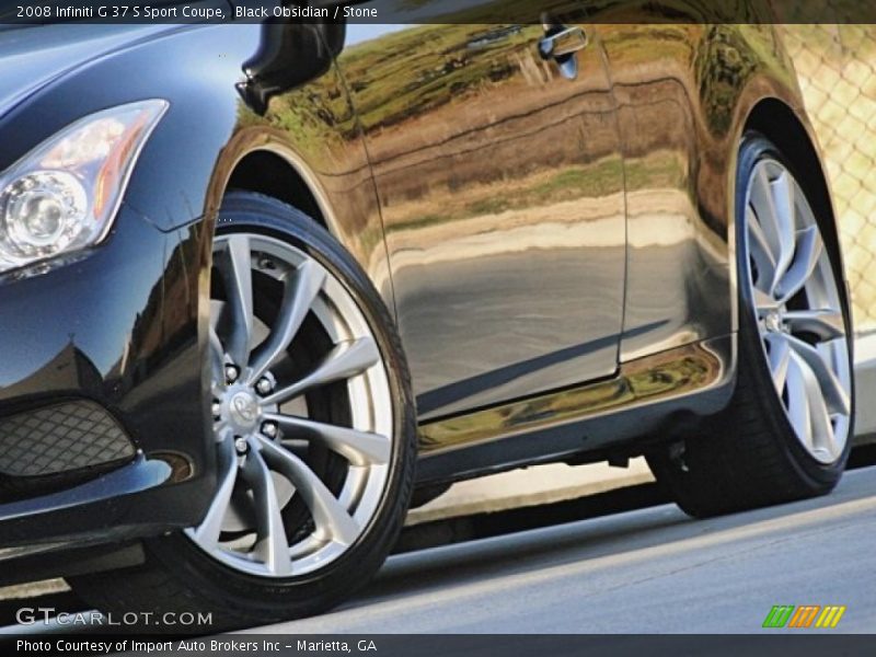 Black Obsidian / Stone 2008 Infiniti G 37 S Sport Coupe