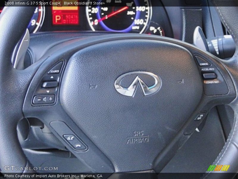 Black Obsidian / Stone 2008 Infiniti G 37 S Sport Coupe
