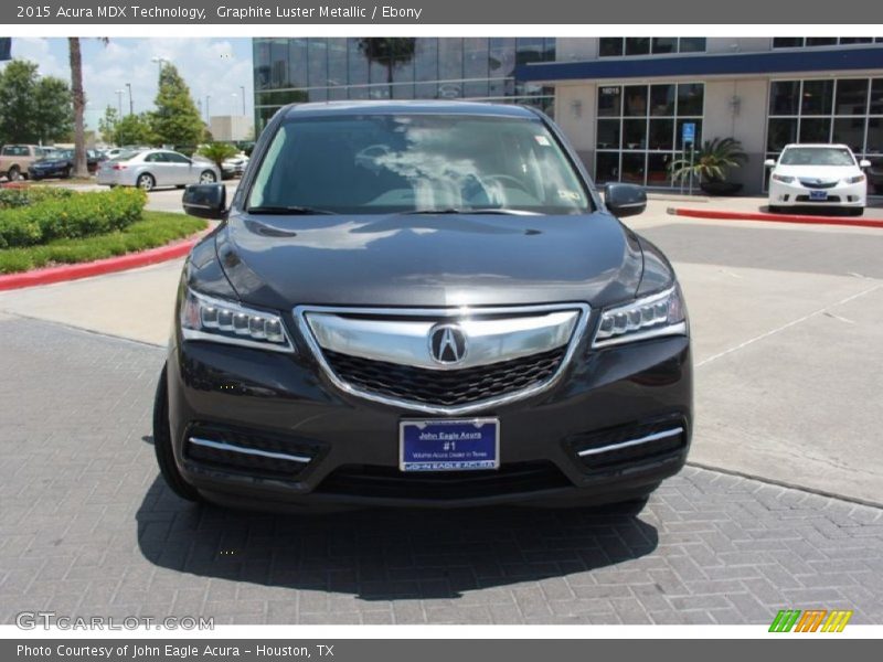 Graphite Luster Metallic / Ebony 2015 Acura MDX Technology