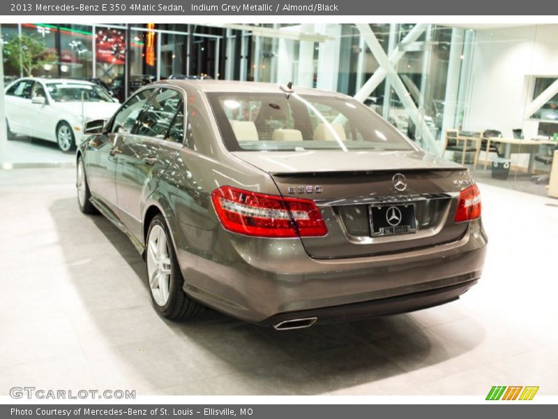 Indium Grey Metallic / Almond/Black 2013 Mercedes-Benz E 350 4Matic Sedan