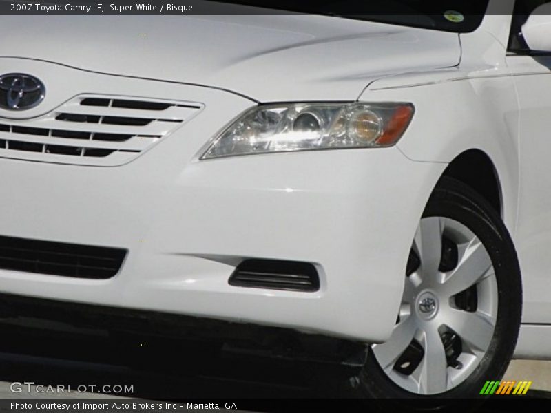 Super White / Bisque 2007 Toyota Camry LE