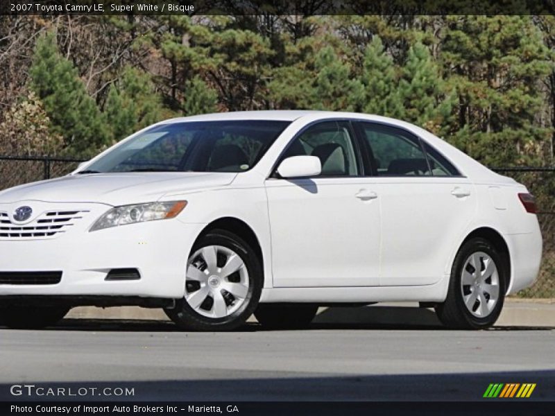 Super White / Bisque 2007 Toyota Camry LE