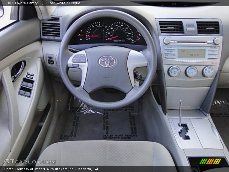 Super White / Bisque 2007 Toyota Camry LE