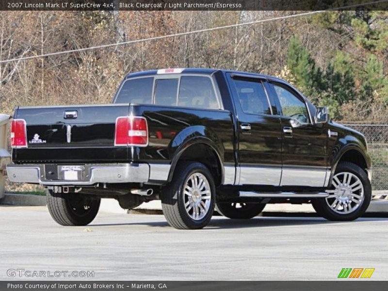 Black Clearcoat / Light Parchment/Espresso 2007 Lincoln Mark LT SuperCrew 4x4