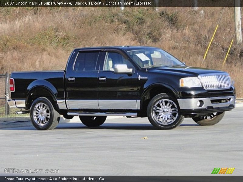 Black Clearcoat / Light Parchment/Espresso 2007 Lincoln Mark LT SuperCrew 4x4