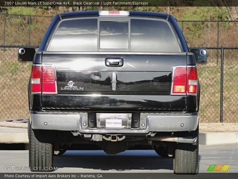 Black Clearcoat / Light Parchment/Espresso 2007 Lincoln Mark LT SuperCrew 4x4