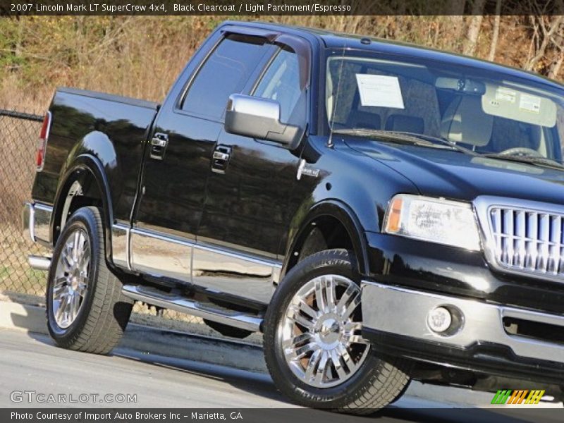 Black Clearcoat / Light Parchment/Espresso 2007 Lincoln Mark LT SuperCrew 4x4