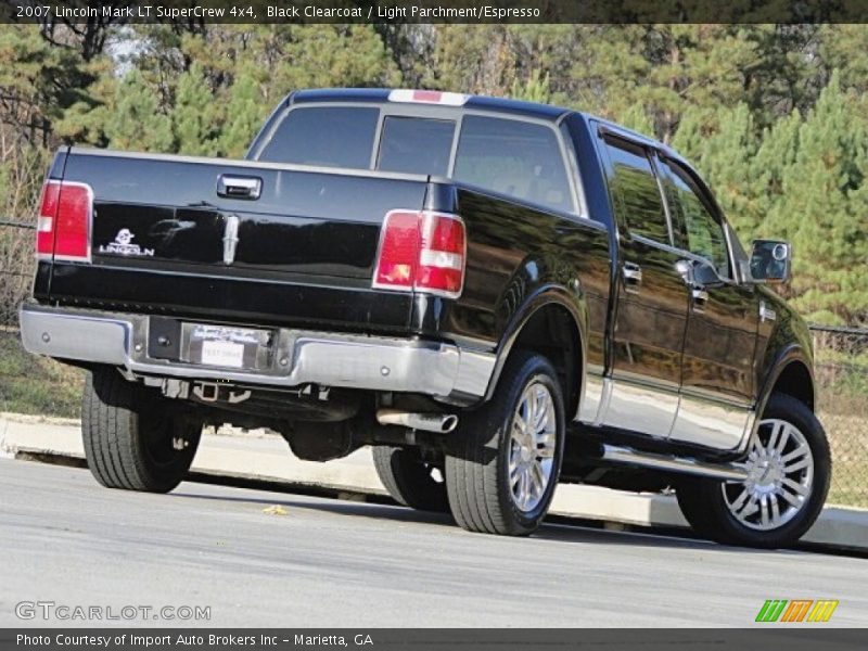 Black Clearcoat / Light Parchment/Espresso 2007 Lincoln Mark LT SuperCrew 4x4