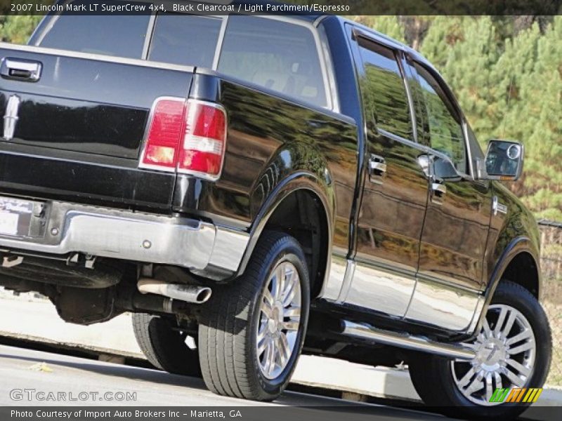 Black Clearcoat / Light Parchment/Espresso 2007 Lincoln Mark LT SuperCrew 4x4