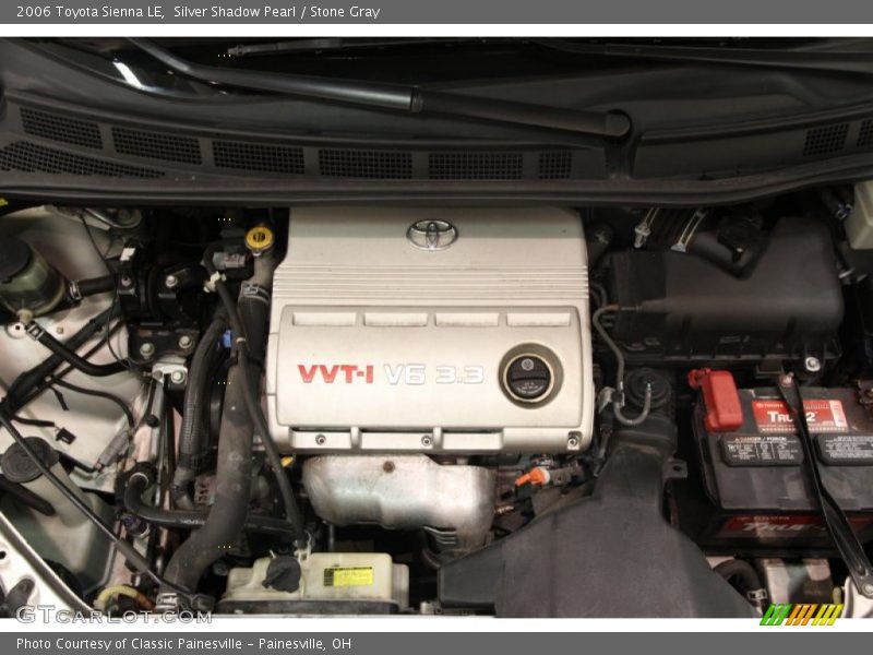 Silver Shadow Pearl / Stone Gray 2006 Toyota Sienna LE