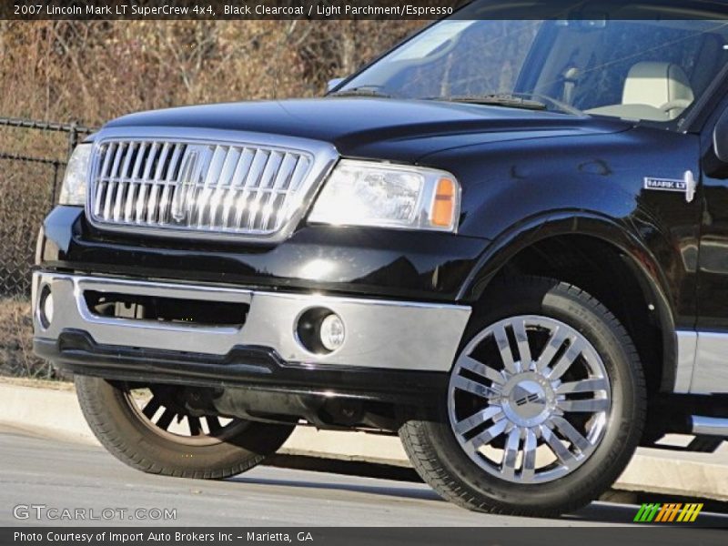 Black Clearcoat / Light Parchment/Espresso 2007 Lincoln Mark LT SuperCrew 4x4