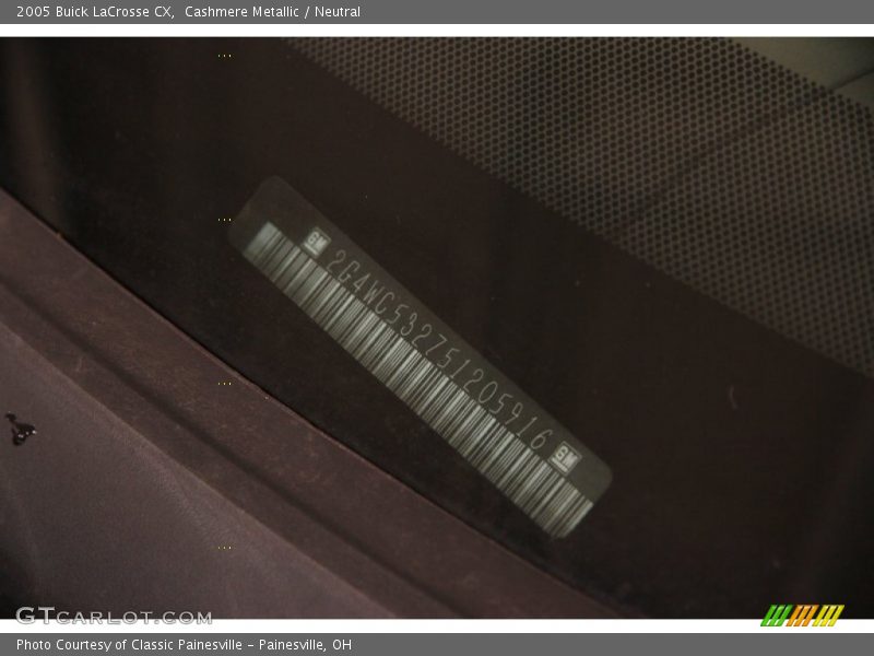 Cashmere Metallic / Neutral 2005 Buick LaCrosse CX