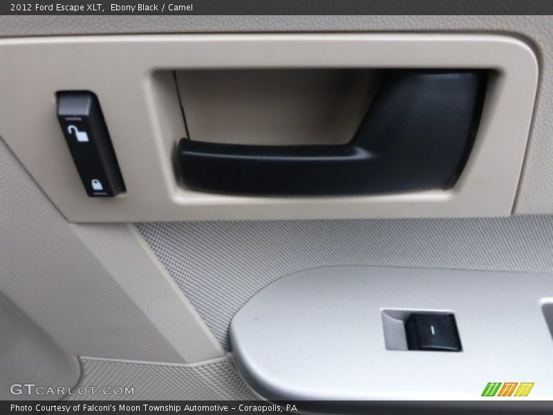 Ebony Black / Camel 2012 Ford Escape XLT