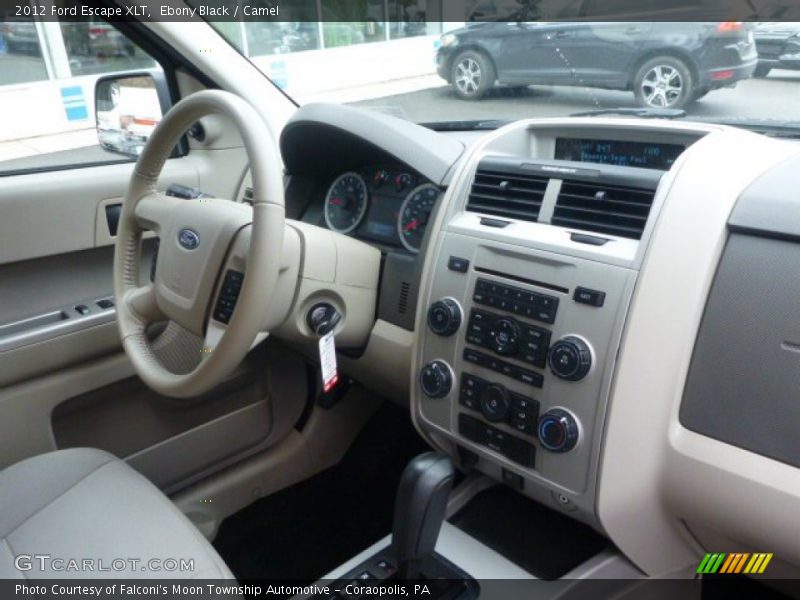 Ebony Black / Camel 2012 Ford Escape XLT