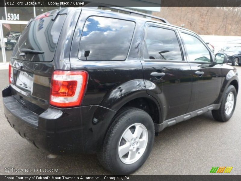 Ebony Black / Camel 2012 Ford Escape XLT