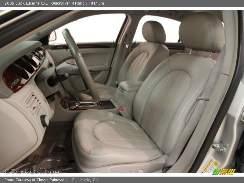 Front Seat of 2009 Lucerne CXL