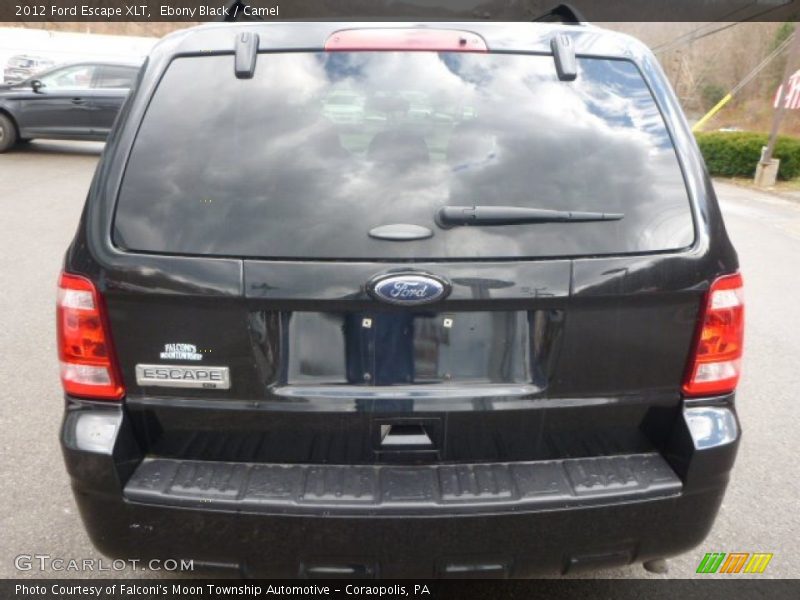 Ebony Black / Camel 2012 Ford Escape XLT