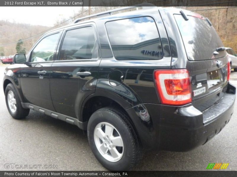 Ebony Black / Camel 2012 Ford Escape XLT