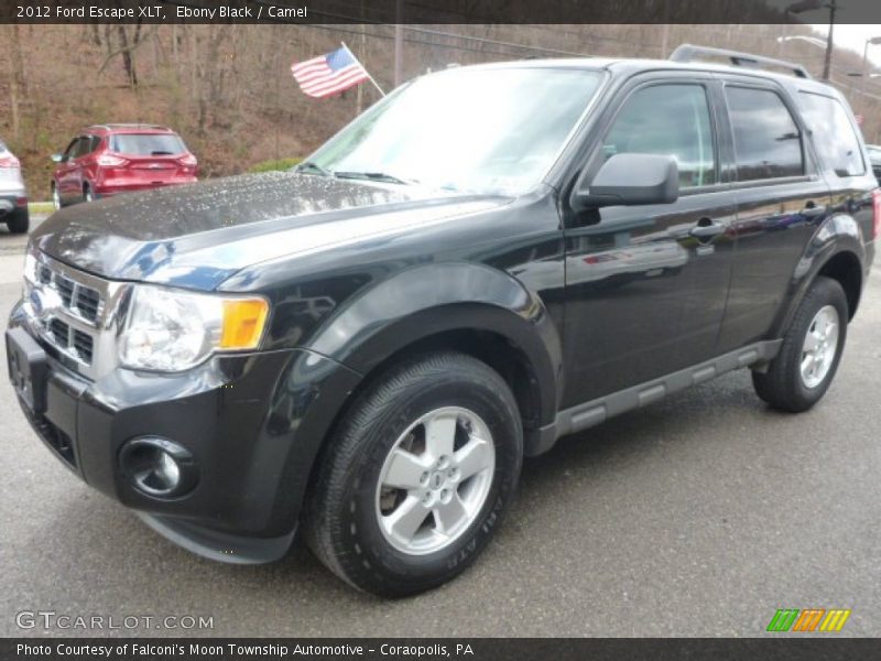 Ebony Black / Camel 2012 Ford Escape XLT