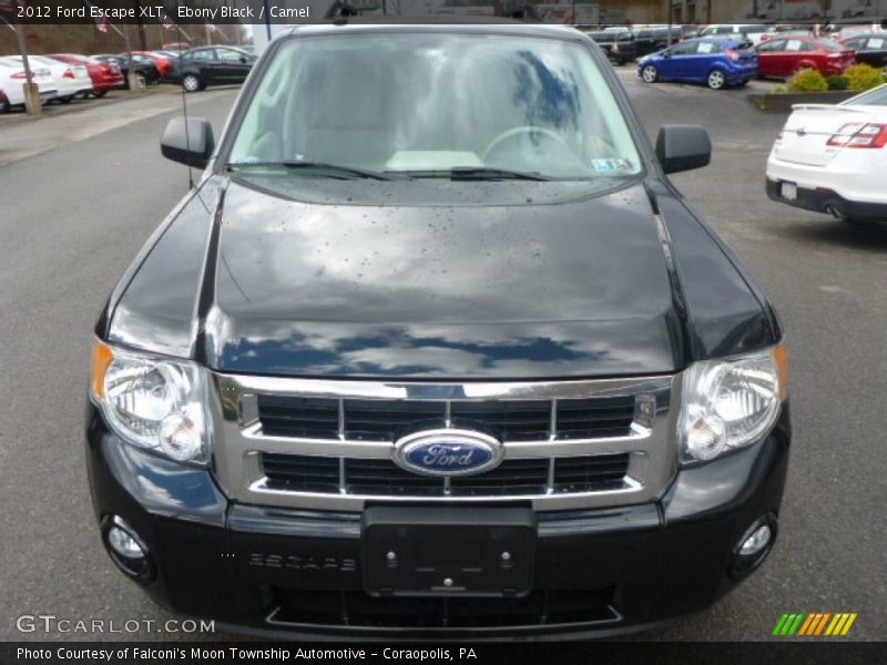 Ebony Black / Camel 2012 Ford Escape XLT