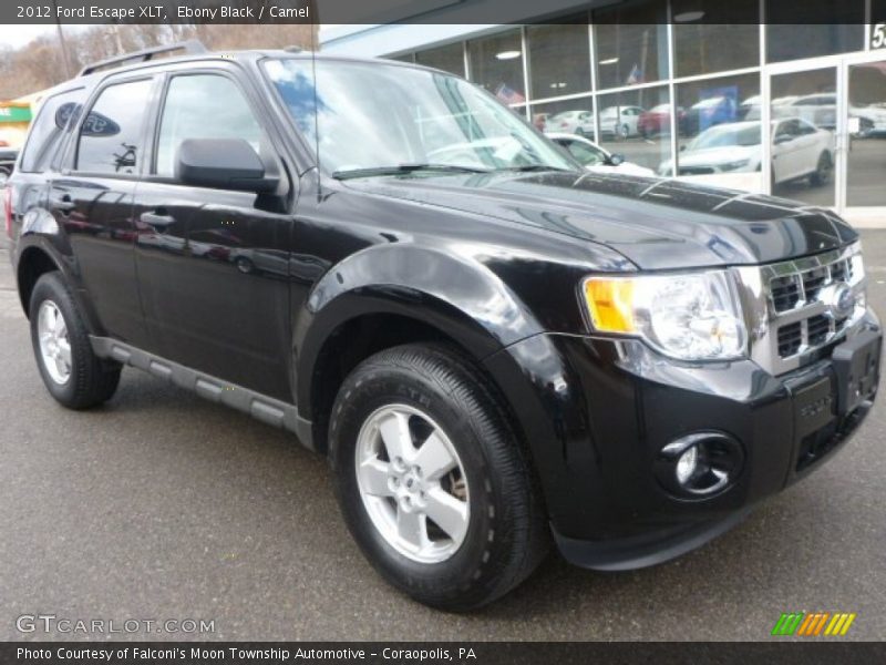 Ebony Black / Camel 2012 Ford Escape XLT