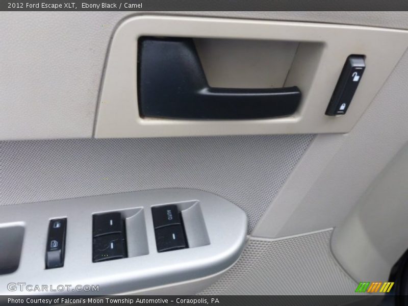 Ebony Black / Camel 2012 Ford Escape XLT