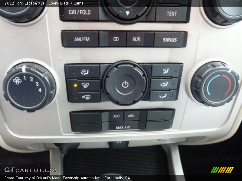Ebony Black / Camel 2012 Ford Escape XLT