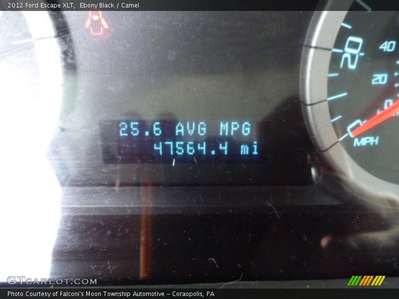 Ebony Black / Camel 2012 Ford Escape XLT